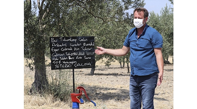 "50 lira vereceğim, yeter ki çalma"