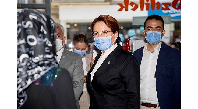 Akşener, Kütahya'da esnafı ziyaret etti