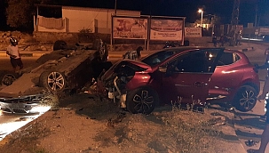 Bodrum'da iki otomobil çarpıştı: 3 yaralı