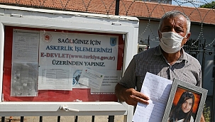 Evlat nöbeti tutan baba, asker olmak için dilekçe verdi