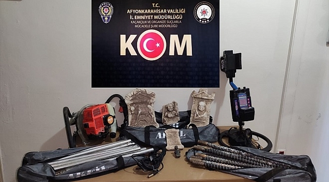 İş yerinde dinamit ele geçirilen zanlı gözaltına alındı