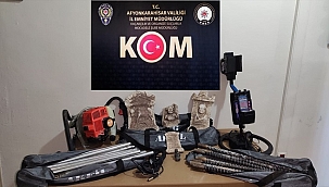 İş yerinde dinamit ele geçirilen zanlı gözaltına alındı