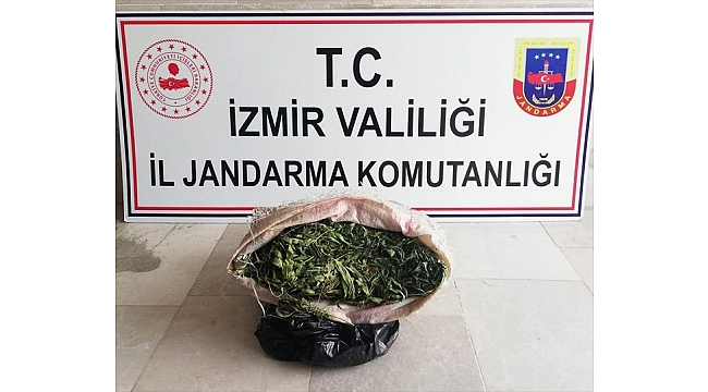İzmir'de 3 kilo 125 gram esrar ele geçirildi
