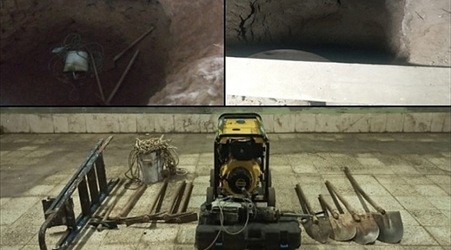 Kaçak kazı yaptığı iddia edilen 8 şüpheli yakalandı