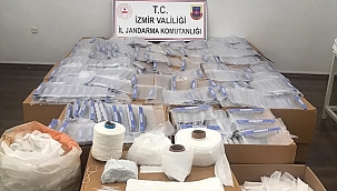 Kaçak üretilen maske ve koruyucu siperliklere el kondu