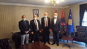 Karadağ ile Kosova Ankara Büyükelçiliklerine nezaket ziyareti