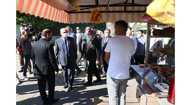 Köşger'in katılımıyla Kovid-19 denetimi yapıldı