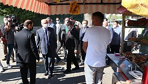 Köşger'in katılımıyla Kovid-19 denetimi yapıldı