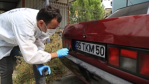 Trafik kontrolü için durdurulan otomobilin çalıntı olduğu belirlendi