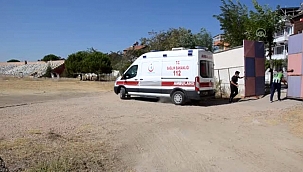 Üzerine sıcak su dökülen bebek, ambulans helikopterle İzmir'e götürüldü