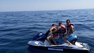 Yunan Sahil Güvenliği, FETÖ şüphelilerini jet ski'yi bozup Türk karasularına bırakmış