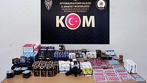 Afyonkarahisar'da kaçakçılık operasyonu
