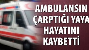 Denizli'de ambulansın çarptığı yaya yaşamını yitirdi