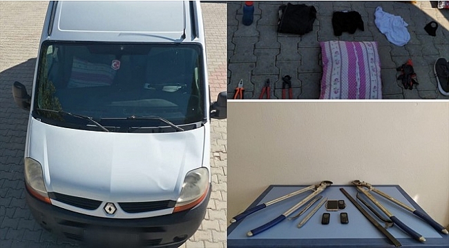 Denizli'de elektrik santralinden kablo çalan 2 kişi tutuklandı