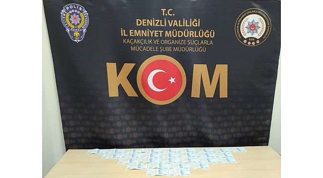 Denizli'de sahte para operasyonu