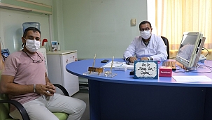 Doktora gitmeye çekinen hasta tümörden kurtulunca rahatlad