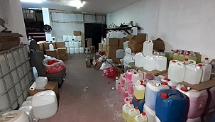 İstanbul'da sahte içki yapımında kullanılan 7 ton alkol ele geçirildi