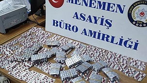İzmir'deki uyuşturucu hap operasyonunda 2 kişi tutuklandı
