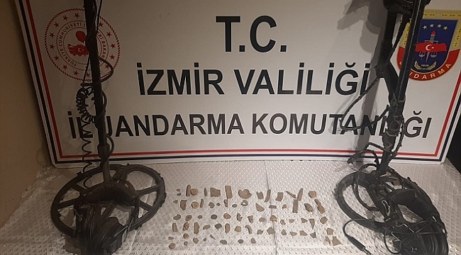 Kaçak kazı yapan 3 kişi yakalandı
