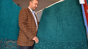 Kariye Camisi'nin halılarına son dokunuşlar