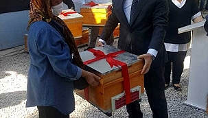 Köşker, 111 arıcıya 555 kovan dağıttı