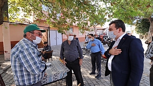 Koştu’dan yağmur ve rüzgârdan etkilenen mahalleleri inceledi