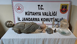 Kütahya'da tarihi eser operasyon