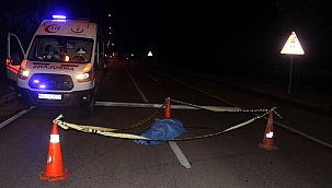 Manisa'da otomobilin çarptığı yaya öldü