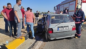 Manisa'da trafik kazası: 1 ölü, 2 yaralı