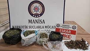 Manisa'da uyuşturucu operasyonu