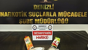 Meyve Suyu Kutusundan Uyuşturucu Çıktı