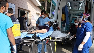 Minibüs devrildi 5 yaralı