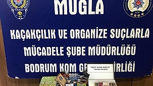 Muğla'da tarihi eser ve gümrük kaçakçılığı