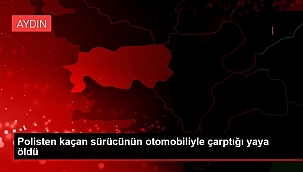 Polisten kaçan sürücünün otomobiliyle çarptığı yaya öldü