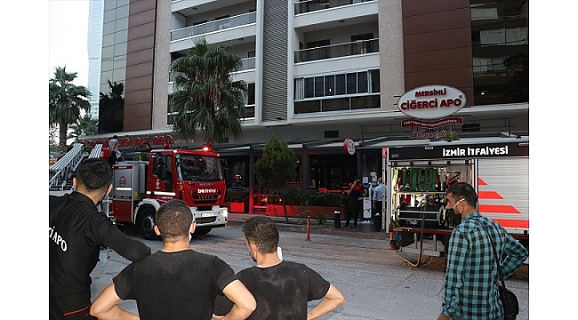 Restoranda çıkan yangın hasara neden oldu