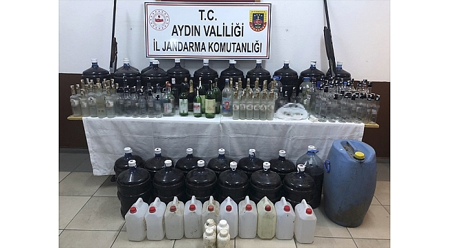 Sahte içki ürettiği öne sürülen 2 kişi gözaltına alındı