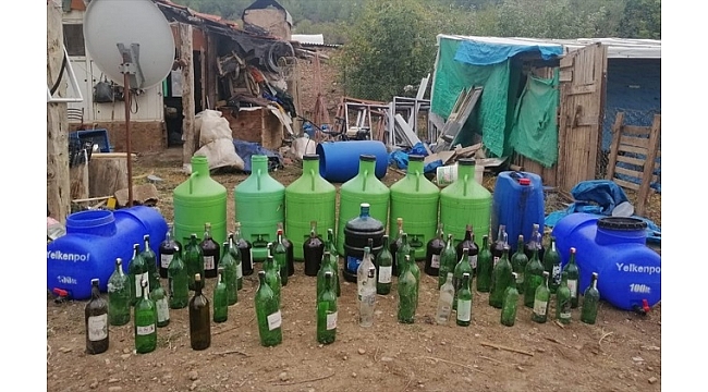Sahte içki ürettiği öne sürülen kişi gözaltına alındı