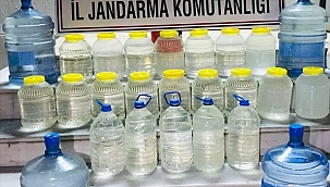 Salihli'de sahte içki operasyonunda 2 şüpheli yakalandı