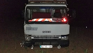 Uşak'ta kamyonetin çarptığı kişi öldü