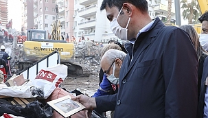 Bakan Kurum,deprem bölgesinde incelemelerde bulundu