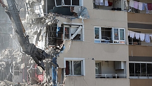 Barış sitesinde yıkım çalışmalarında sona gelindi