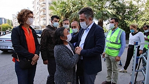 Başkan Sandal, 3 gündür uyumadan yardıma koşuyor