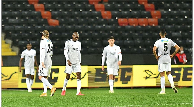 Beşiktaş 'eksi'den kurtulamadı