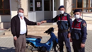 Çalıntı motosiklet sahibine teslim edildi