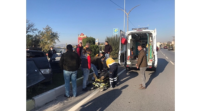 Çine'deki trafik kazasında 2 kişi yaralandı