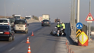 Denizli'de motosikletin çarptığı kadın öldü