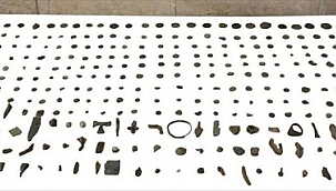 Denizli'de tarihi eserleri satmak isteyen şüpheli yakalandı