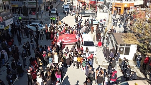 Diyarbakır annelerine destek, terör örgütü PKK'ya tepki yürüyüşü