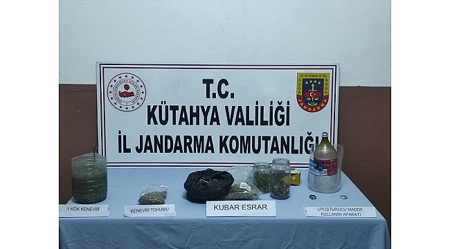 Gediz'de uyuşturucu operasyonu