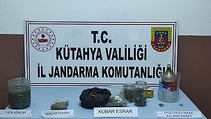 Gediz'de uyuşturucu operasyonu